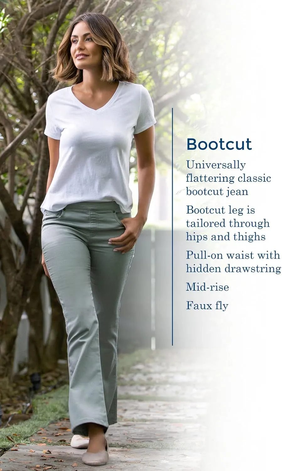 PajamaJeans Womens Stretch Jeans - Bootcut Jeans for Women