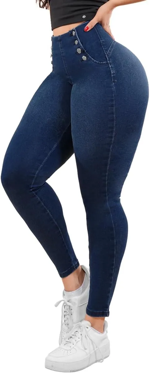 Pantalones Colombianos Levanta cola | Butt Lifting Jeans | High Waisted Jeans for Women | Colombian Jeans