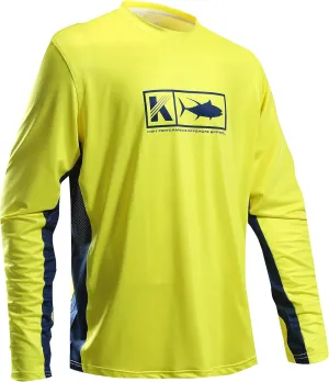 Performance Fishing Shirt Vented Long Sleeve Sunblock Shirt with Mesh