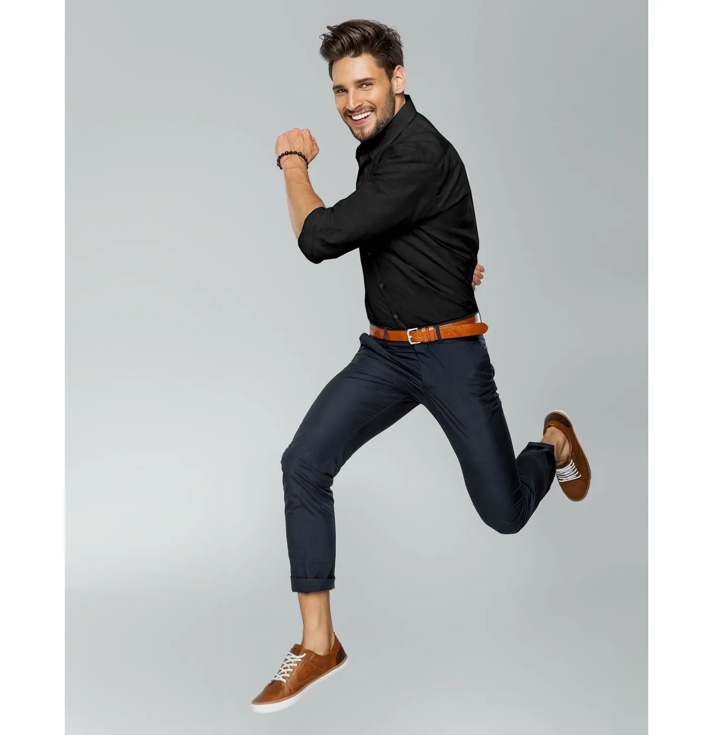 Performance Stretch - Black - Long Sleeve