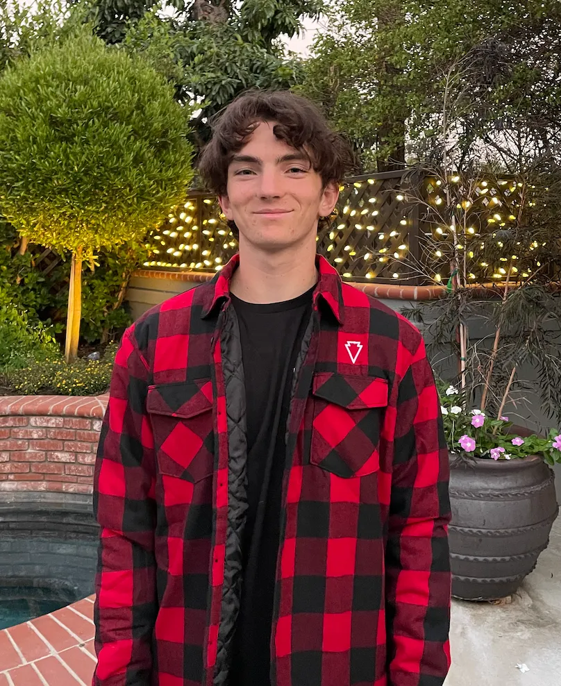 PUFFY PLAID FLANNEL JACKET