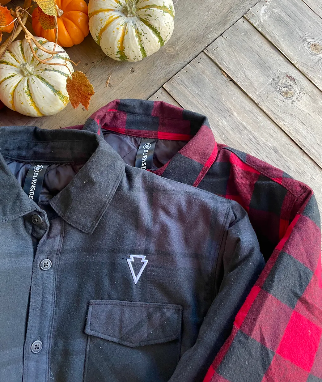 PUFFY PLAID FLANNEL JACKET