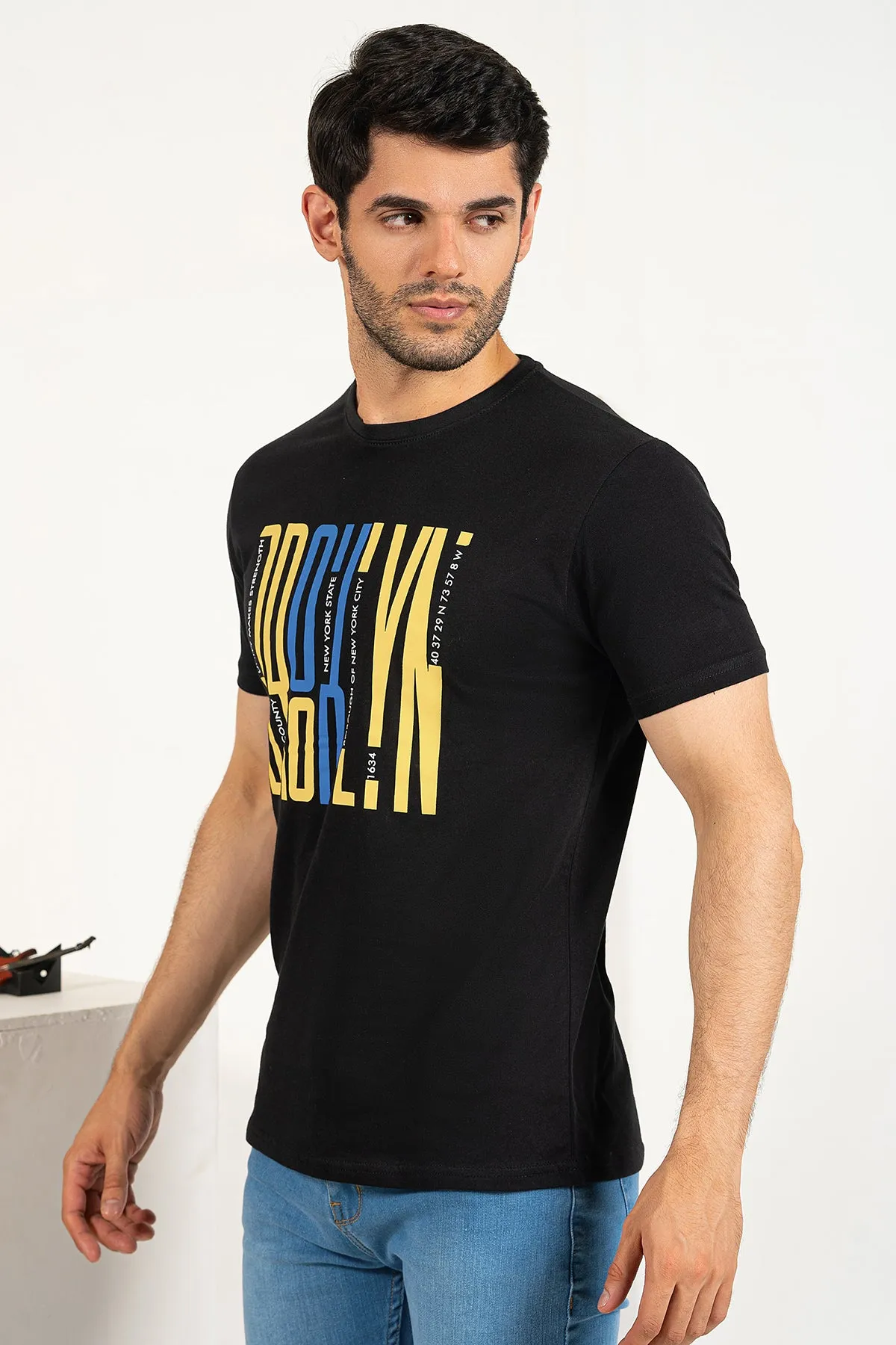 "NADER" Classic Crew Neck Summer T-Shirt
