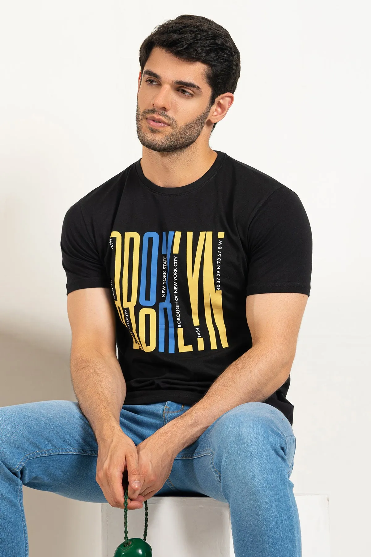 "NADER" Classic Crew Neck Summer T-Shirt