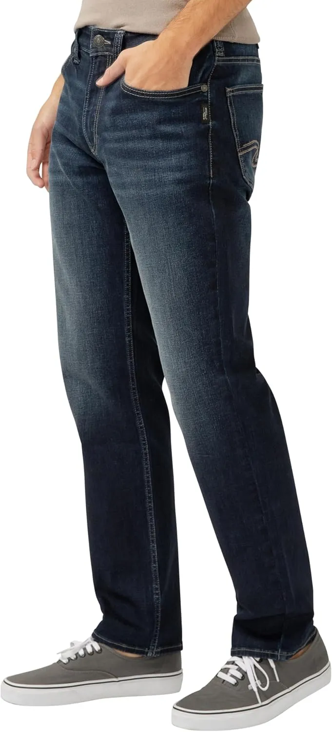 Silver Jeans Co. Men's Eddie Athletic Fit Tapered Leg Jeans