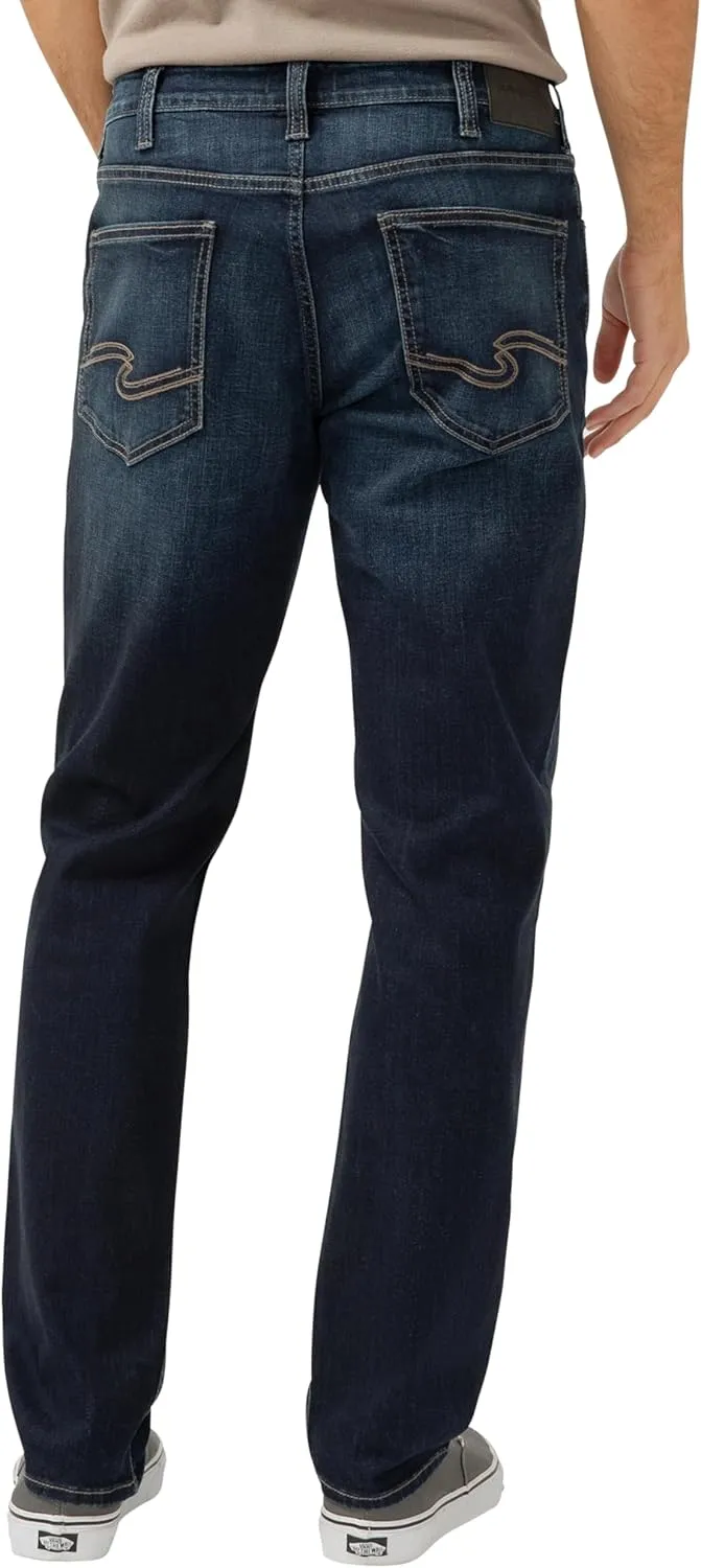 Silver Jeans Co. Men's Eddie Athletic Fit Tapered Leg Jeans