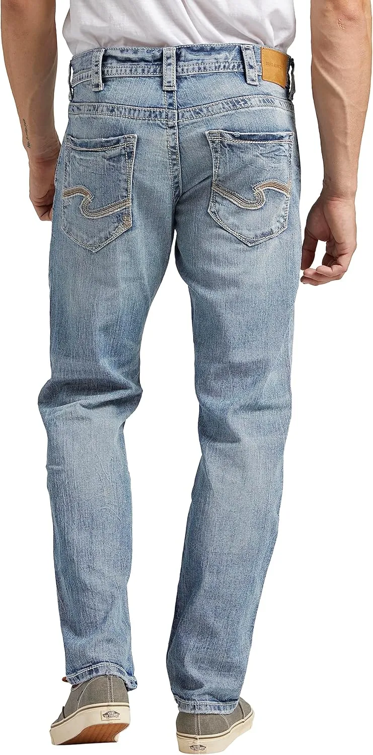Silver Jeans Co. Men's Eddie Athletic Fit Tapered Leg Jeans