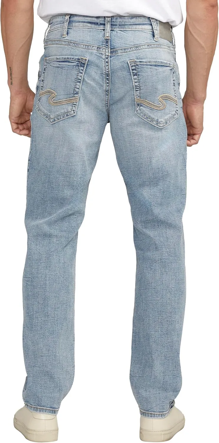 Silver Jeans Co. Men's Eddie Athletic Fit Tapered Leg Jeans