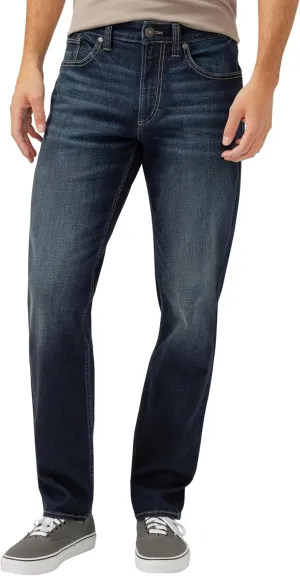 Silver Jeans Co. Men's Eddie Athletic Fit Tapered Leg Jeans