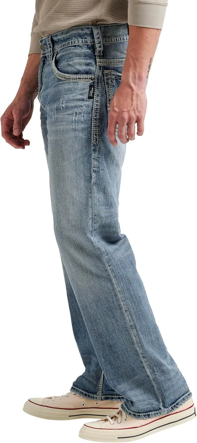 Silver Jeans Co. Men's Gordie Relaxed Fit Straight Leg Jeans
