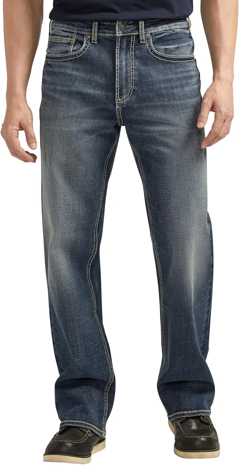 Silver Jeans Co. Men's Gordie Relaxed Fit Straight Leg Jeans