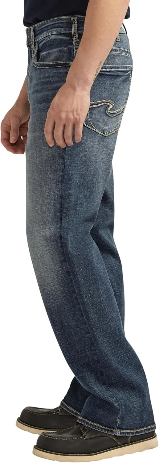 Silver Jeans Co. Men's Gordie Relaxed Fit Straight Leg Jeans