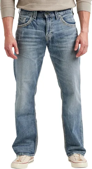 Silver Jeans Co. Men's Gordie Relaxed Fit Straight Leg Jeans