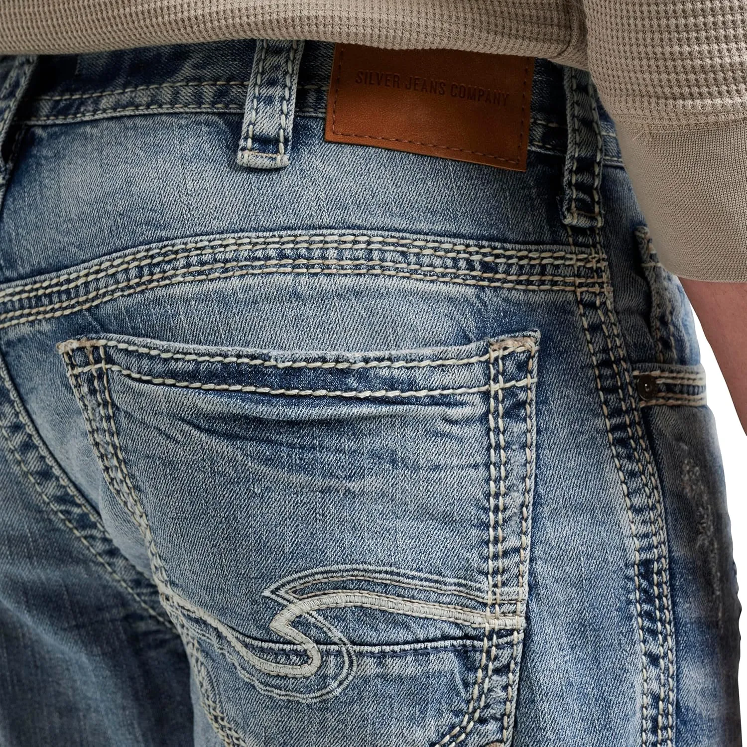 Silver Jeans Co. Men's Gordie Relaxed Fit Straight Leg Jeans