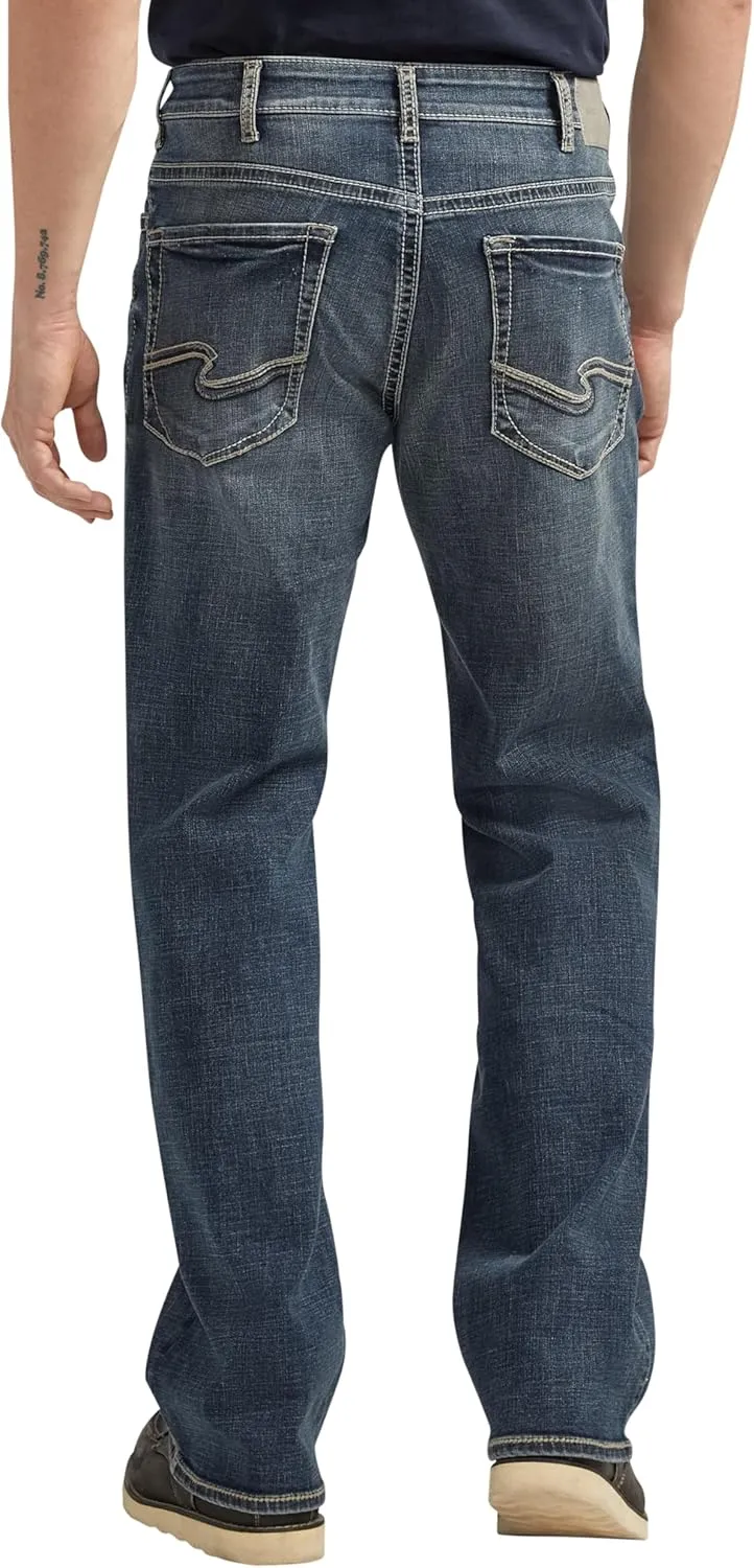 Silver Jeans Co. Men's Gordie Relaxed Fit Straight Leg Jeans