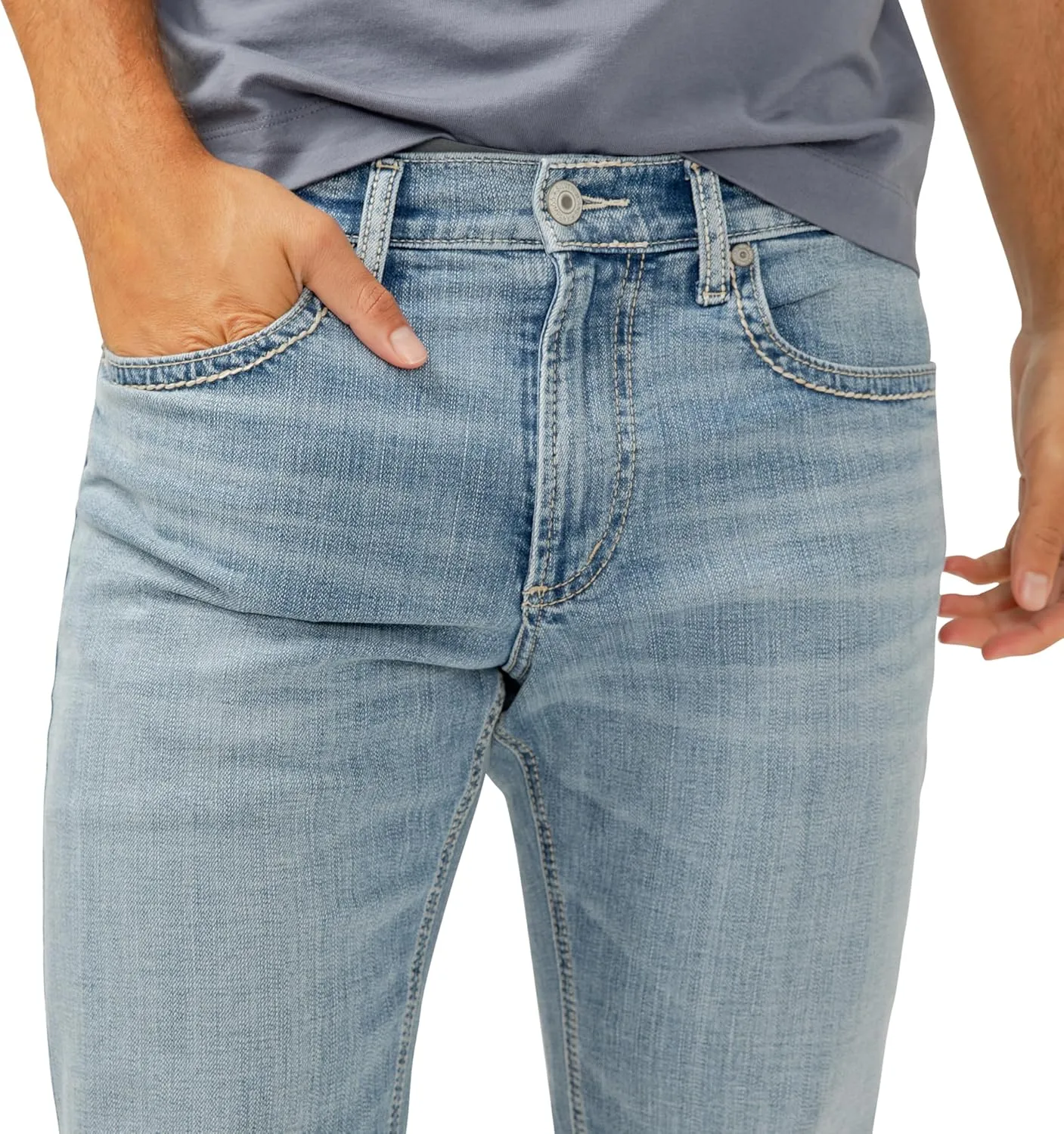 Silver Jeans Co. Men's Jace Slim Fit Bootcut Jeans