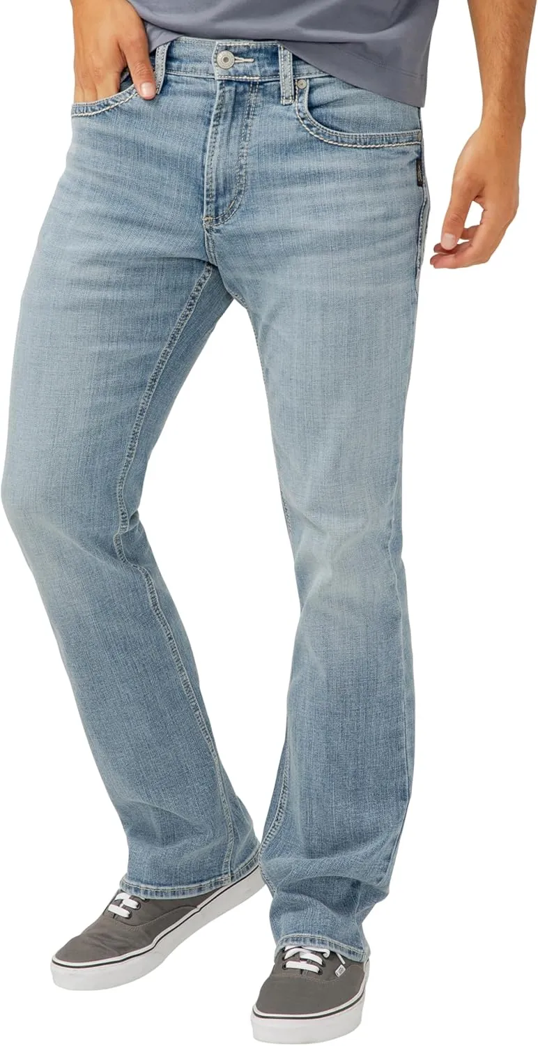 Silver Jeans Co. Men's Jace Slim Fit Bootcut Jeans