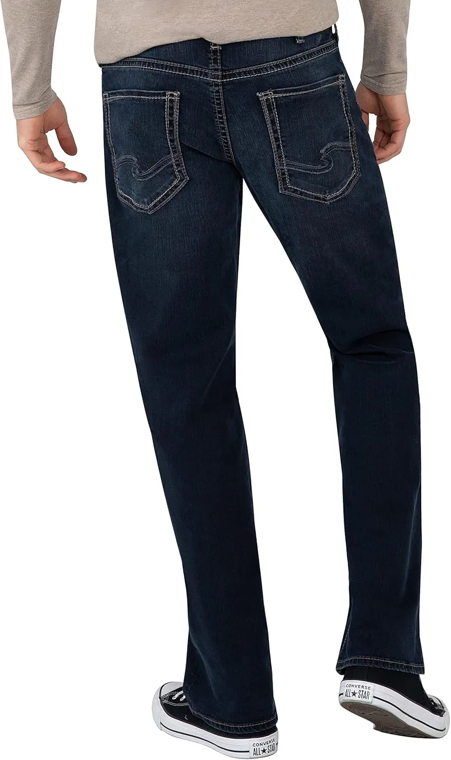 Silver Jeans Co. Men's Zac Relaxed Fit Straight Leg Jeans