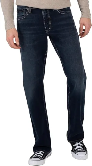 Silver Jeans Co. Men's Zac Relaxed Fit Straight Leg Jeans
