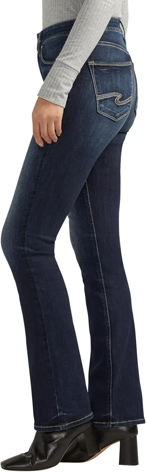 Silver Jeans Co. Women's Avery High Rise Curvy Fit Slim Bootcut Jeans