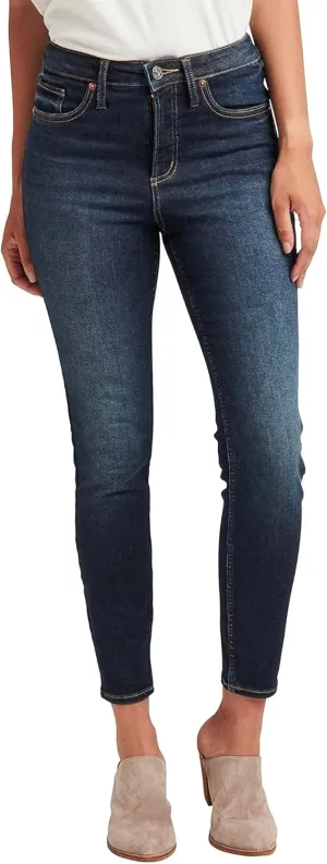 Silver Jeans Co. Women's Infinite Fit High Rise Skinny Leg Jeans