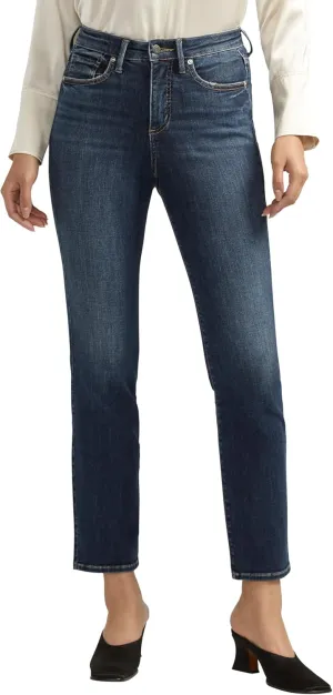 Silver Jeans Co. Women's Isbister High Rise Straight Leg Jeans