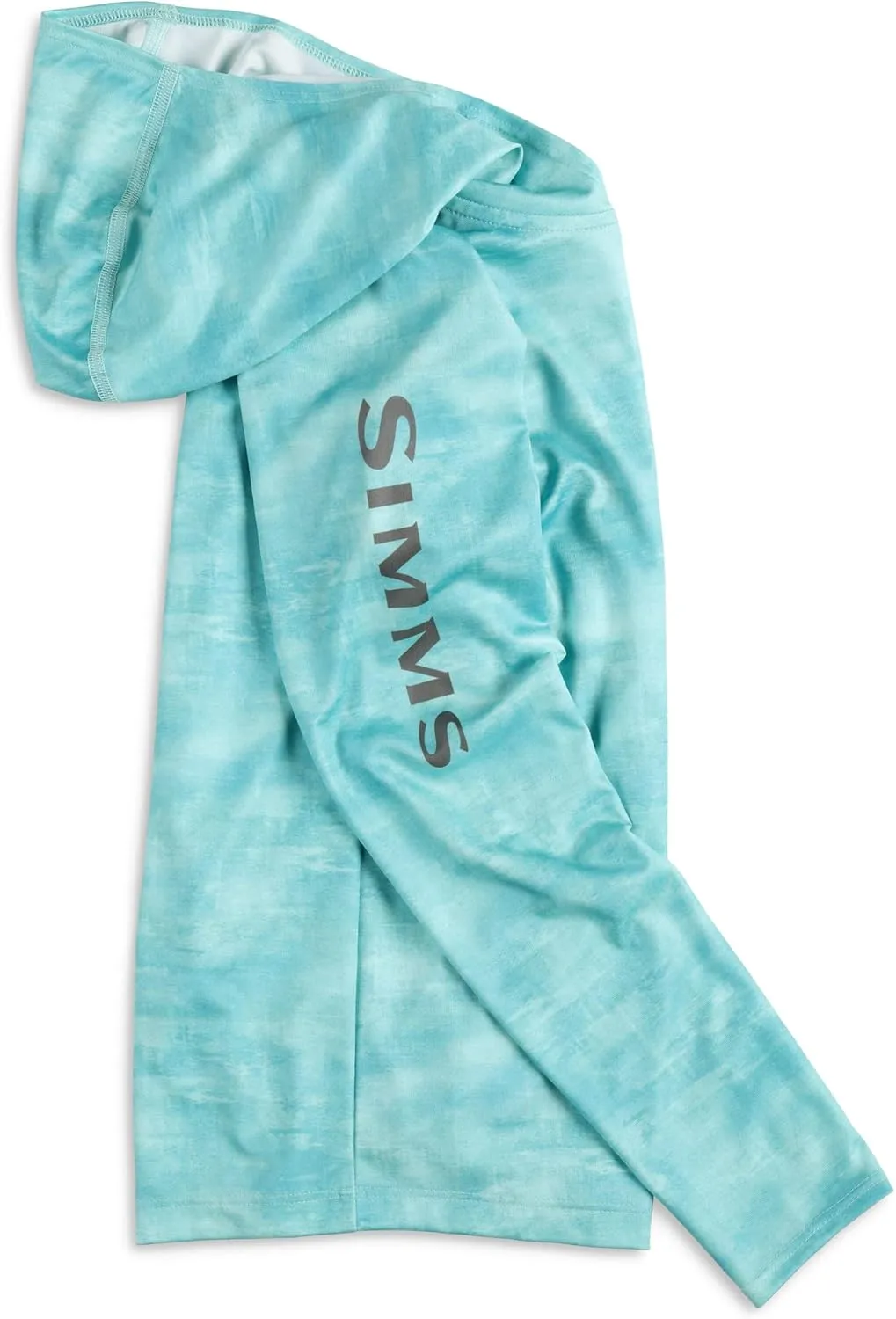 Simms Youth Solar Tech UPF 50 Fishing Shirt, SPF Hoody Shirt