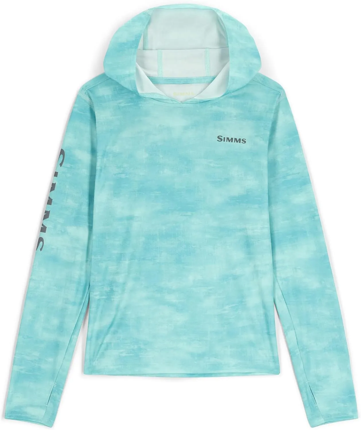 Simms Youth Solar Tech UPF 50 Fishing Shirt, SPF Hoody Shirt