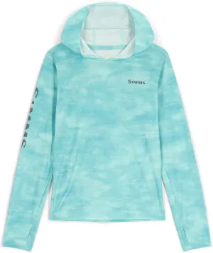 Simms Youth Solar Tech UPF 50 Fishing Shirt, SPF Hoody Shirt