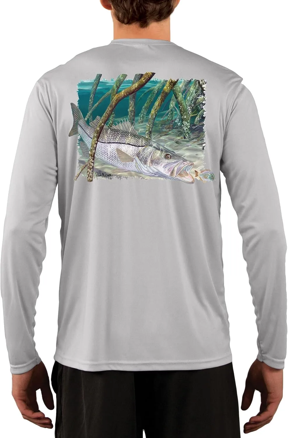 Skiff Life Florida Shirt Snook - Mangrove Snook Fishing Shirts for Men