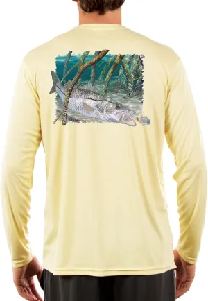 Skiff Life Florida Shirt Snook - Mangrove Snook Fishing Shirts for Men