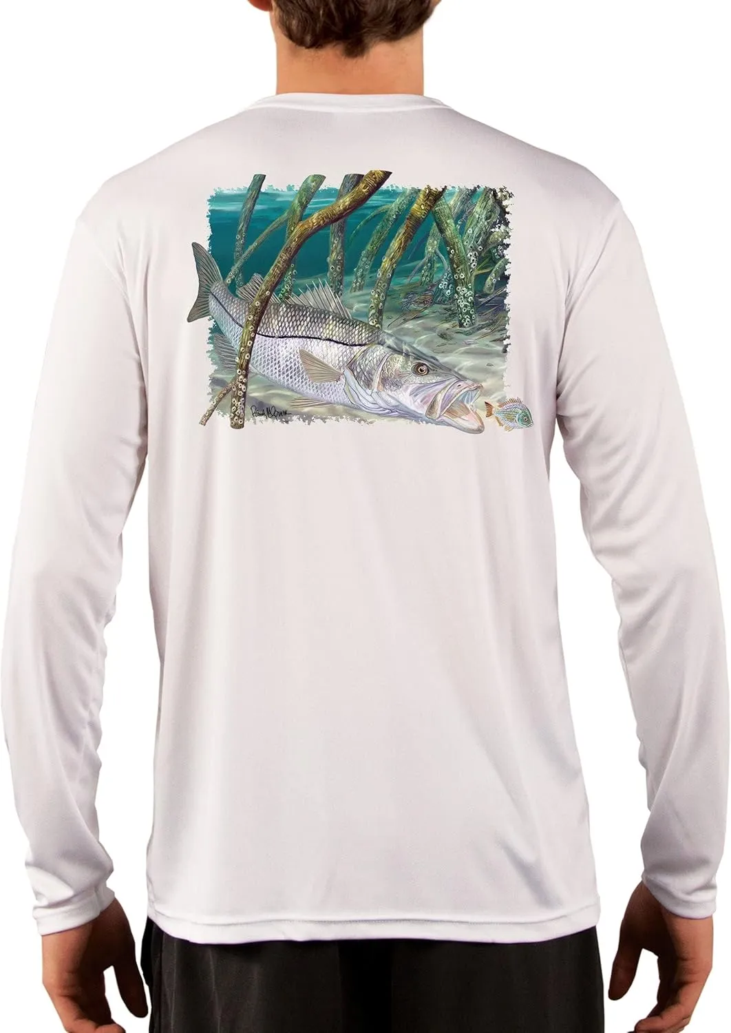 Skiff Life Florida Shirt Snook - Mangrove Snook Fishing Shirts for Men