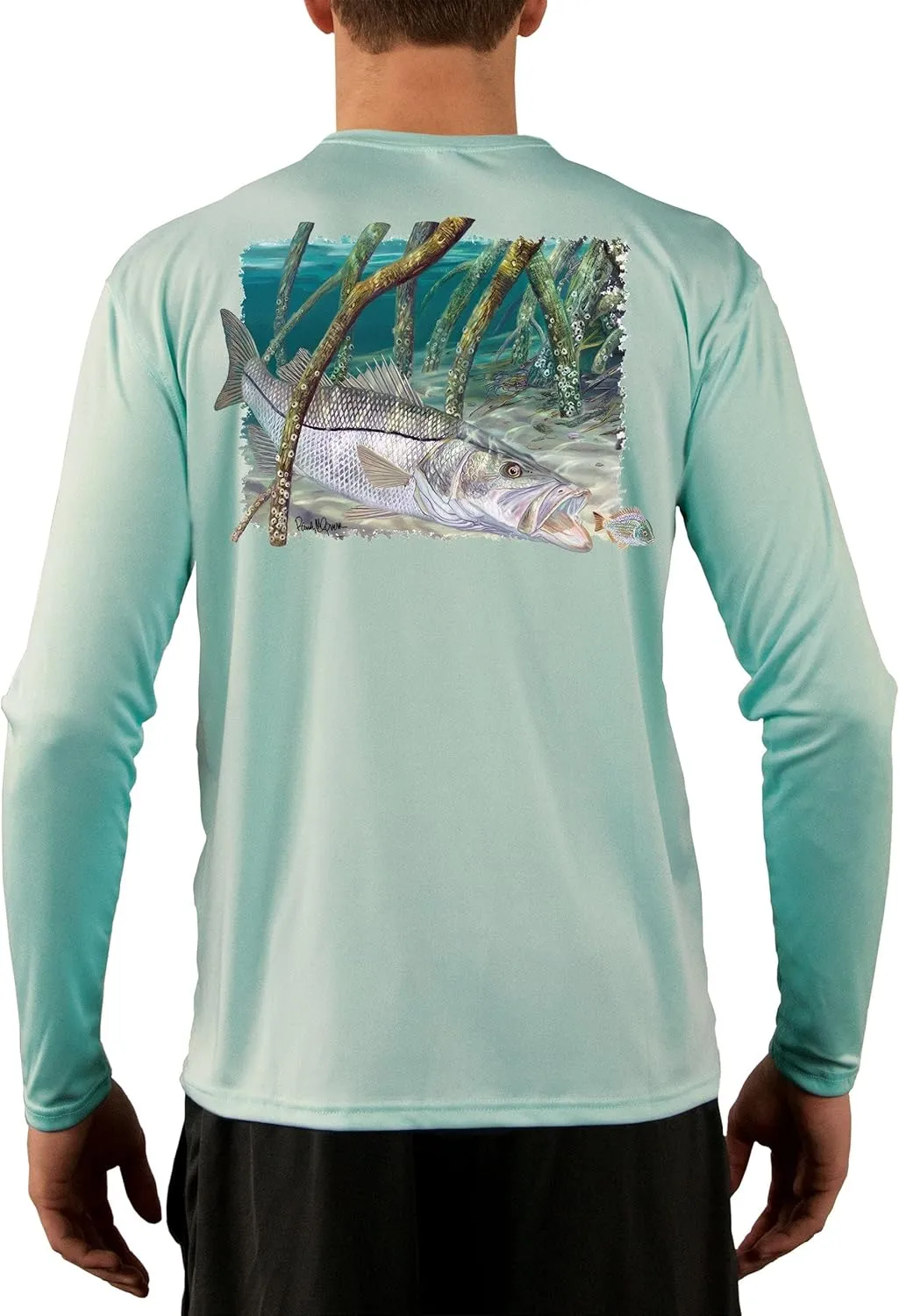 Skiff Life Florida Shirt Snook - Mangrove Snook Fishing Shirts for Men