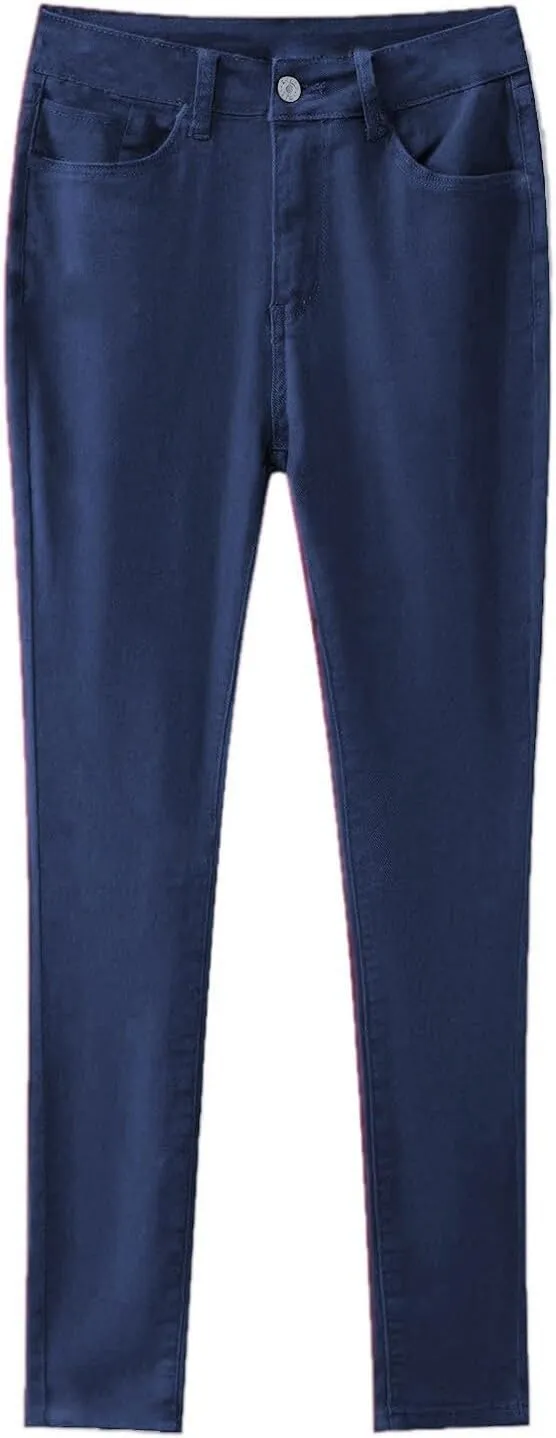 Skinny Jeans Women High Waisted Slim Fit Tapered Jeans Slim Jeans Riding Jeans Sexy Springy Booty Lift Denim Pants