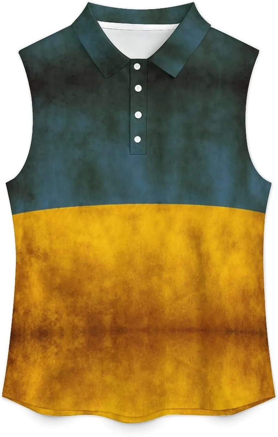 Sleeveless Shirts for Women American Flag V Neck Shirt Casual PO-LO Tank Top Pullover Quick Dry with Designs