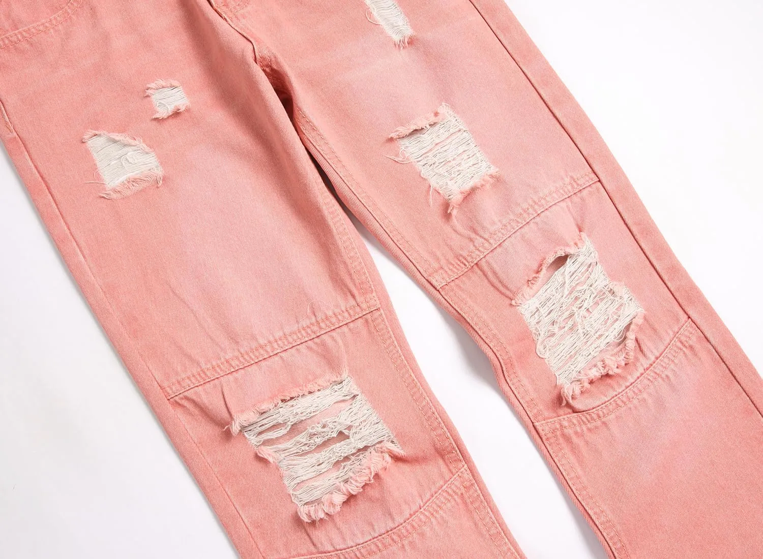 Slim Fit Men's Jeans, Ripped Stretch Jeans Denim Pants