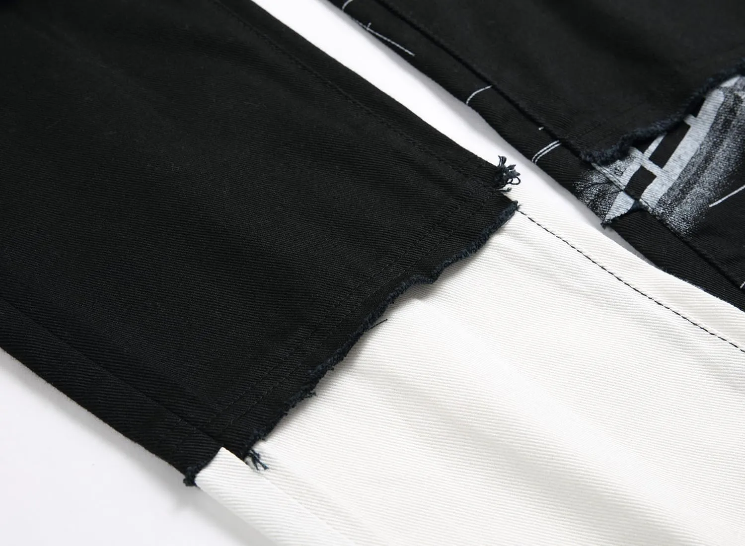 Slim Fit Men's Jeans, Ripped Stretch Jeans Denim Pants