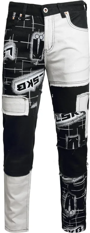 Slim Fit Men's Jeans, Ripped Stretch Jeans Denim Pants