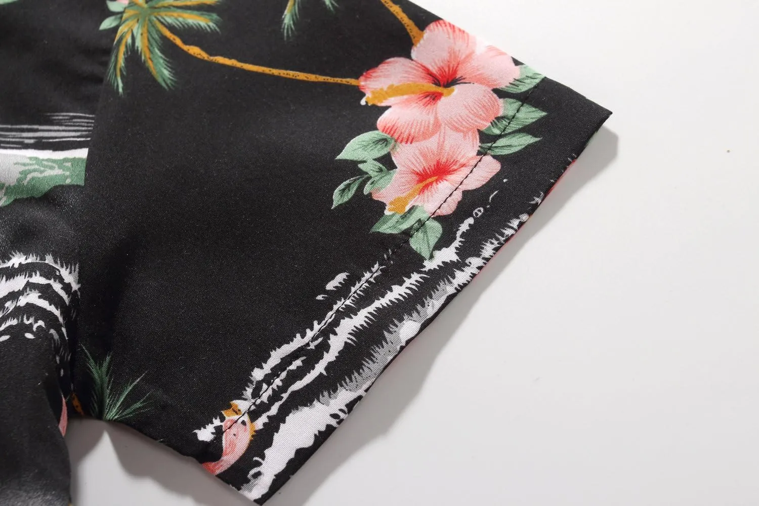 SSLR Big Boys Hawaiian Shirt, Kids Hawaiian Shirt, Flamingos Shirt Short Sleeve Luau Shirt for Kids