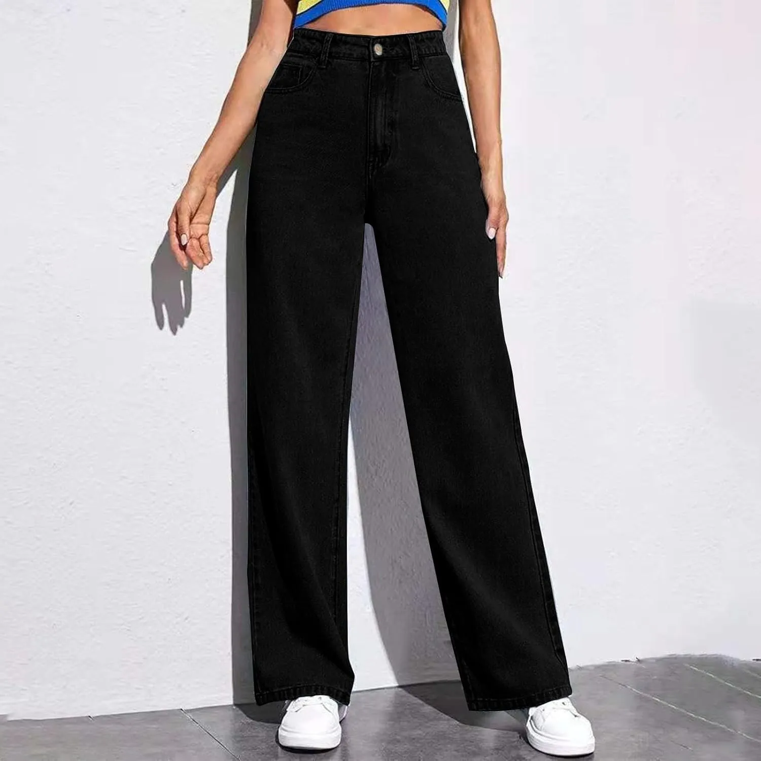 Sweatpants That Look Like Jeans Boyfriend Jeans Sweatpant Jeans High Waisted with Pockets Cute Sweatpants