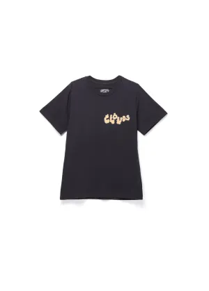 The Haas Brothers Clouds Adult Unisex Short Sleeve Tee in Vintage Black