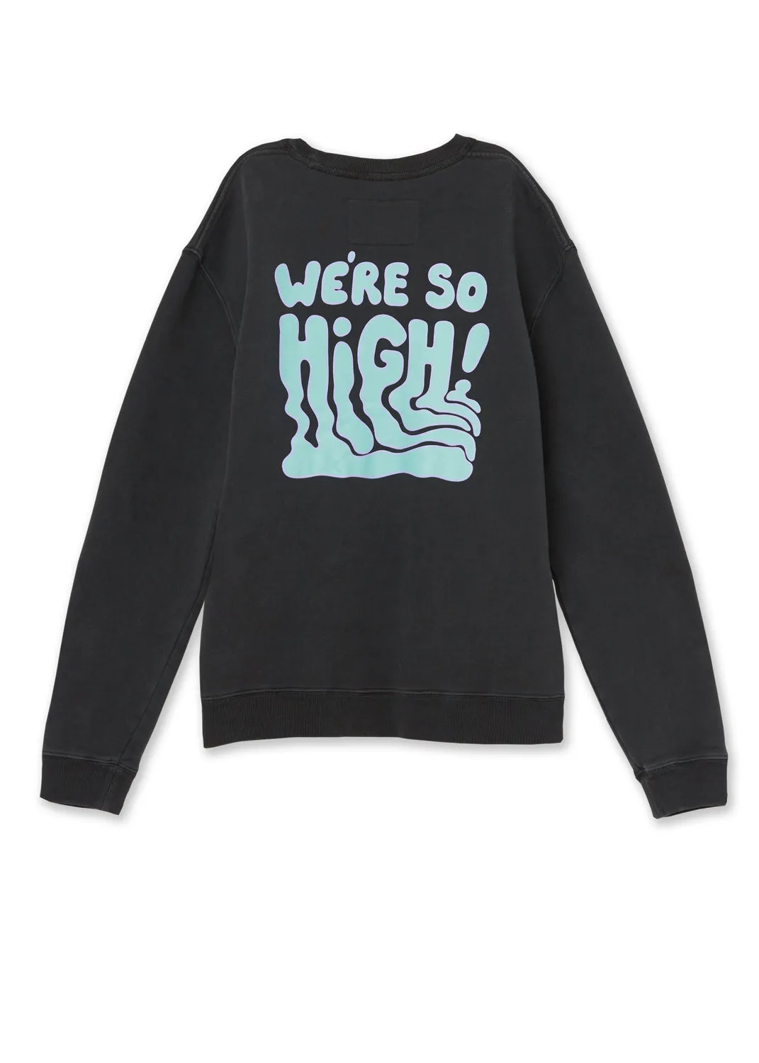 The Haas Brothers So High Adult Unisex Crewneck in Black
