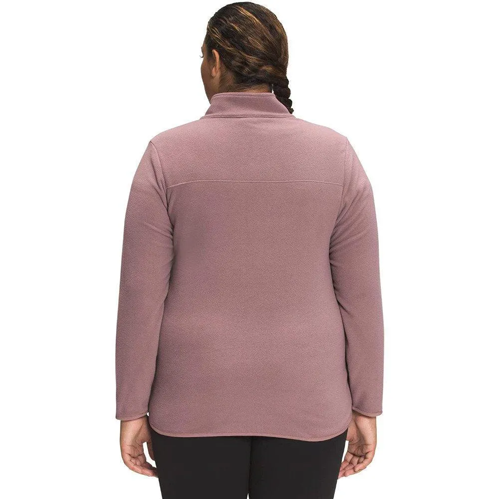 The North Face Women's Plus Size TKA Glacier Fleece Quarter Zip