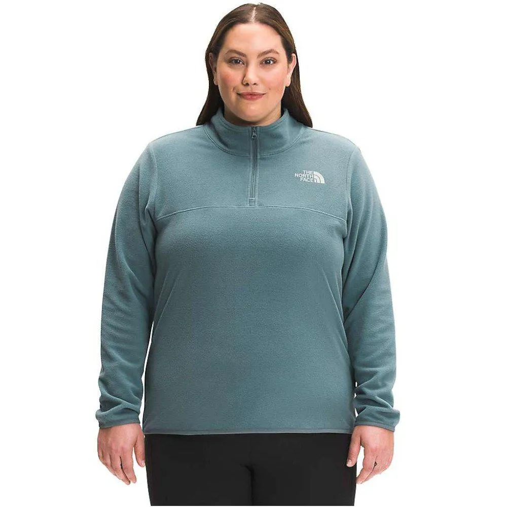 The North Face Women's Plus Size TKA Glacier Fleece Quarter Zip