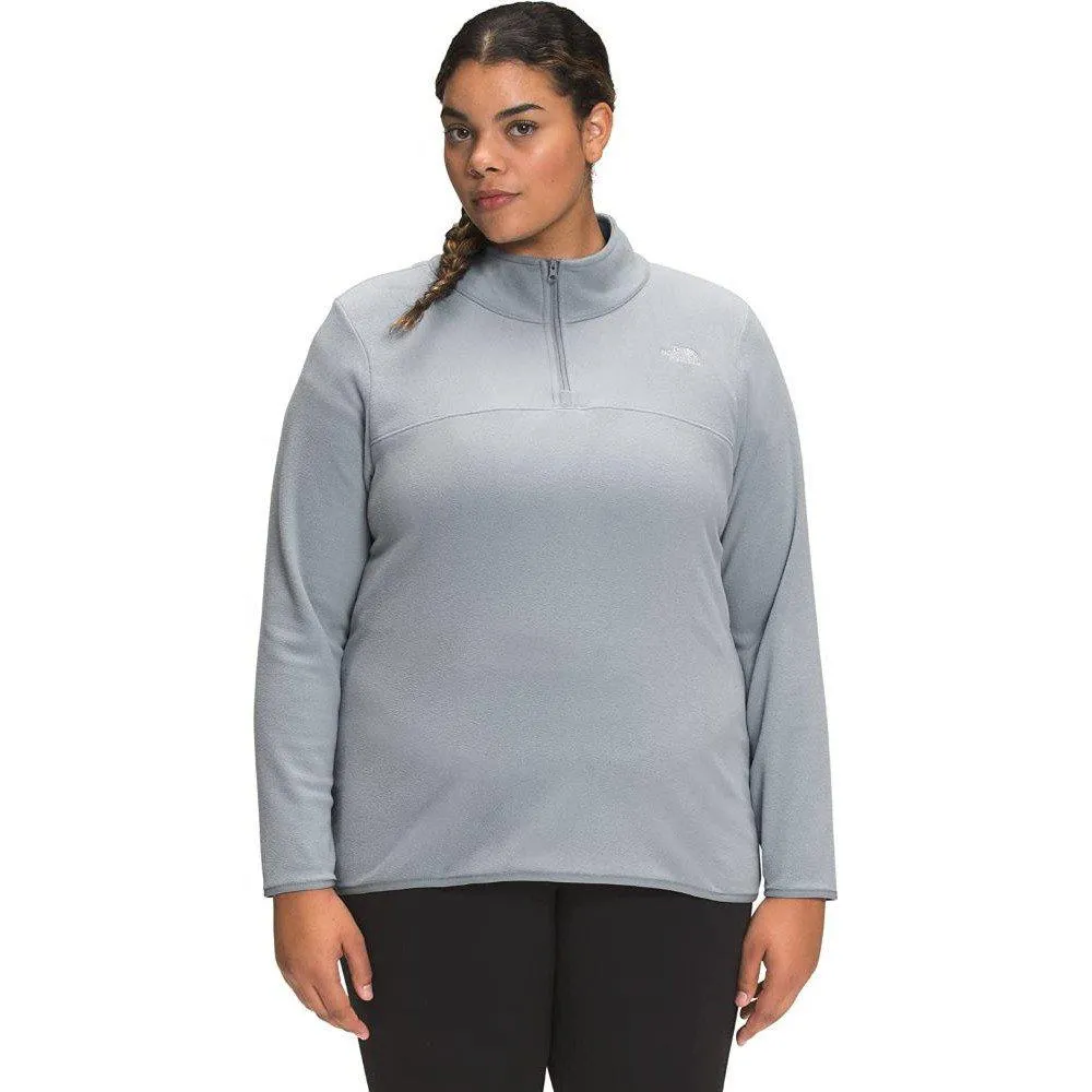 The North Face Women's Plus Size TKA Glacier Fleece Quarter Zip