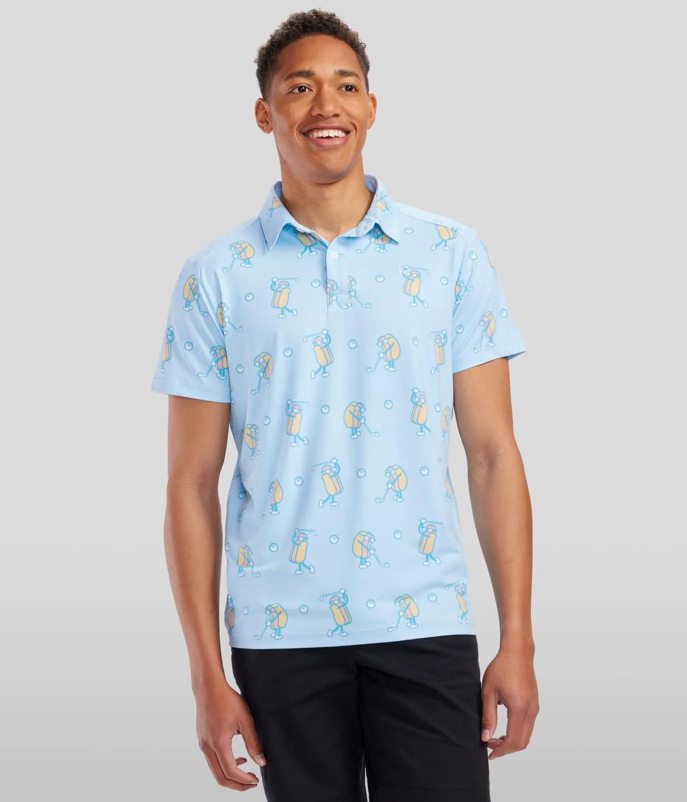 Tipsy Elves Sizzlin' Swing Golf Polo Size Large