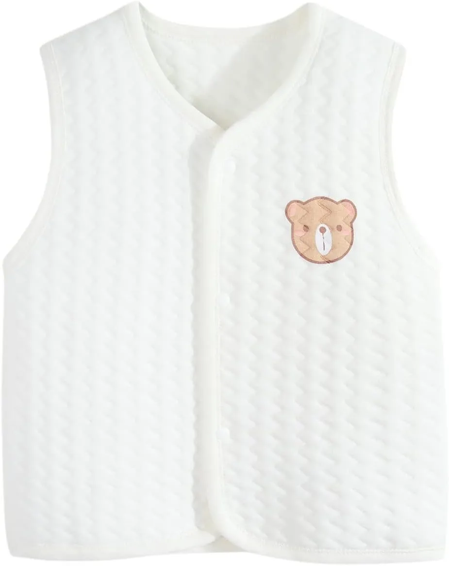 Toddler Girl Boys Vest Coat Cotton Warm Vests Padded aistcoat Thick Soft Clothes Baby uffer Vest