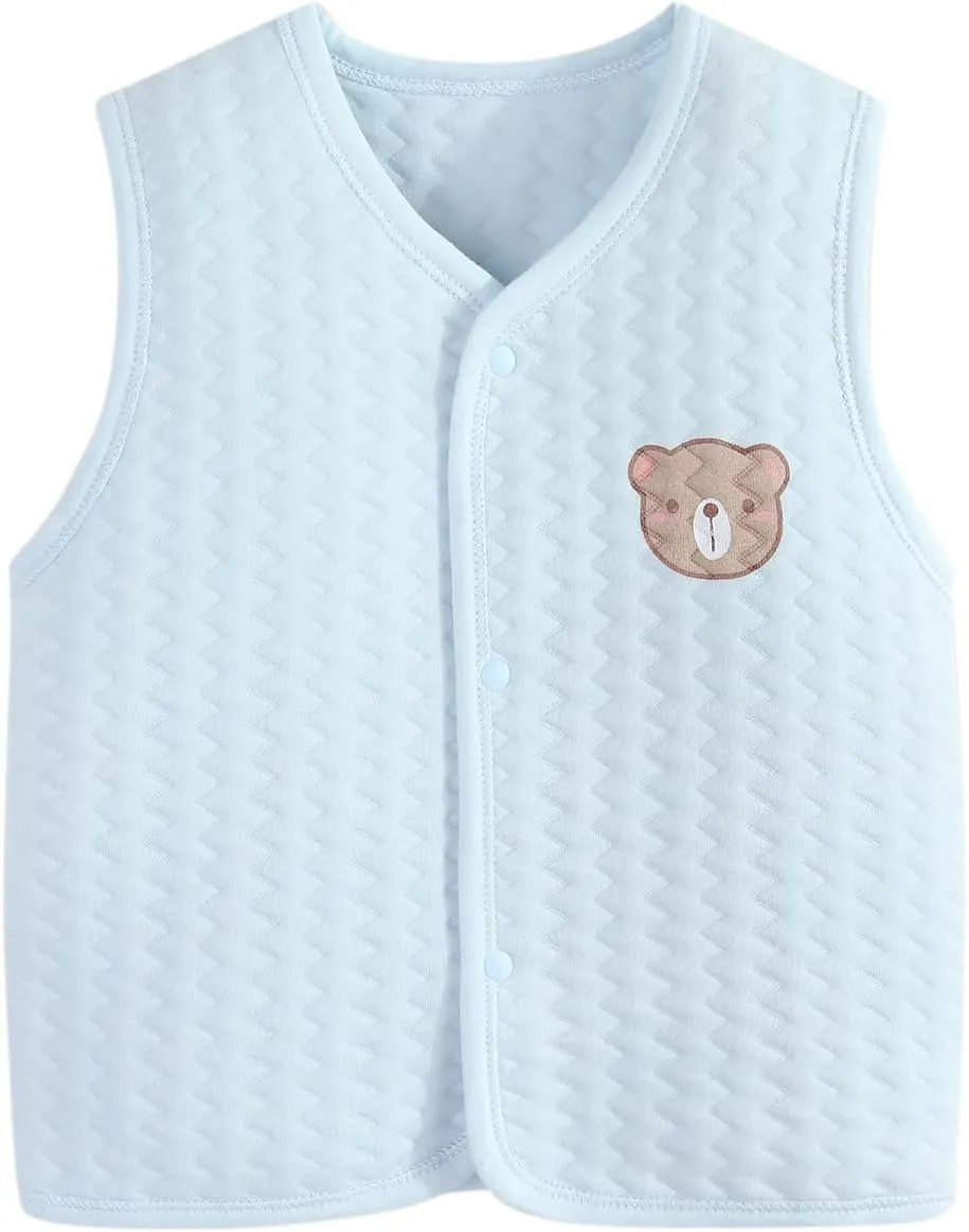 Toddler Girl Boys Vest Coat Cotton Warm Vests Padded aistcoat Thick Soft Clothes Baby uffer Vest