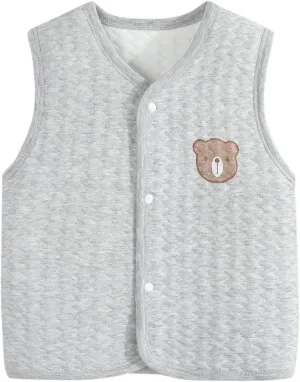 Toddler Girl Boys Vest Coat Cotton Warm Vests Padded aistcoat Thick Soft Clothes Baby uffer Vest