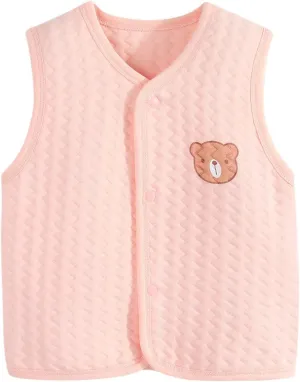 Toddler Girl Boys Vest Coat Cotton Warm Vests Padded aistcoat Thick Soft Clothes Baby uffer Vest